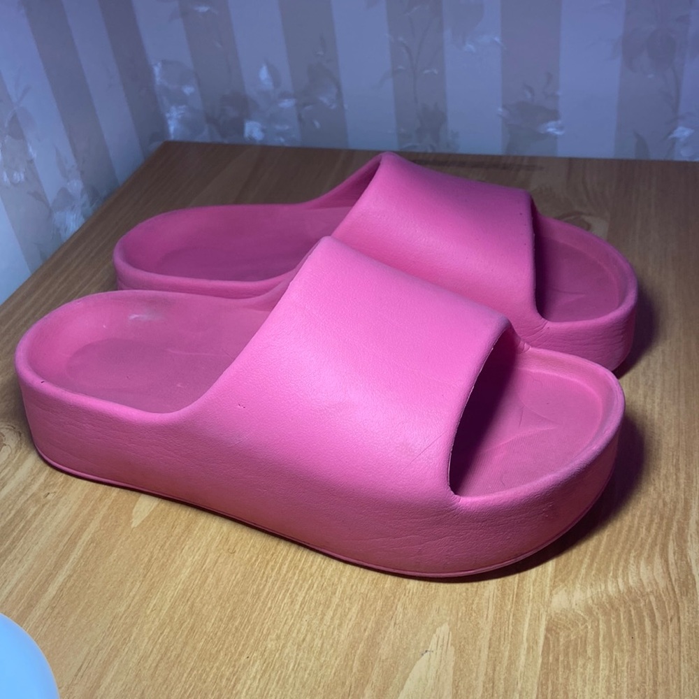 Pink slippers